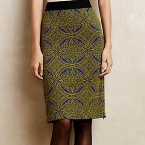 Maeve by anthropologie pencil skirt side slits